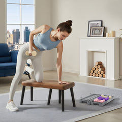 PURE 6Kg Dumbbell Set, Fitness Weight Set for Men and Women, Home Gym Workout, Pink, Purple, Brown