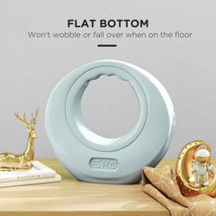 PURE 6kg Kettlebell, Kettle Bell with Wide Handle for Home Gym, Weight Lifting, Strength Training, Light Grey