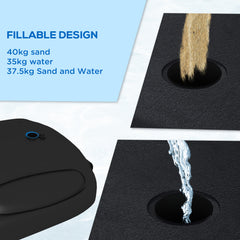 PURE Height Adjustable Basketball System, Freestanding Basketball Hoop and Stand w/ Wheels, 167-228cm