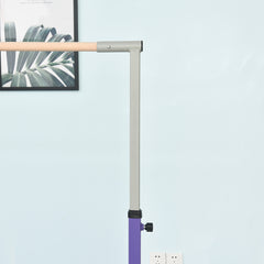 PURE Steel Frame Adjustable Horizonal Gymnastics Bar For Kids Home Gym Training Purple