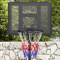 PURE Height Adjustable Basketball System, Freestanding Basketball Hoop and Stand w/ Wheels, 167-228cm
