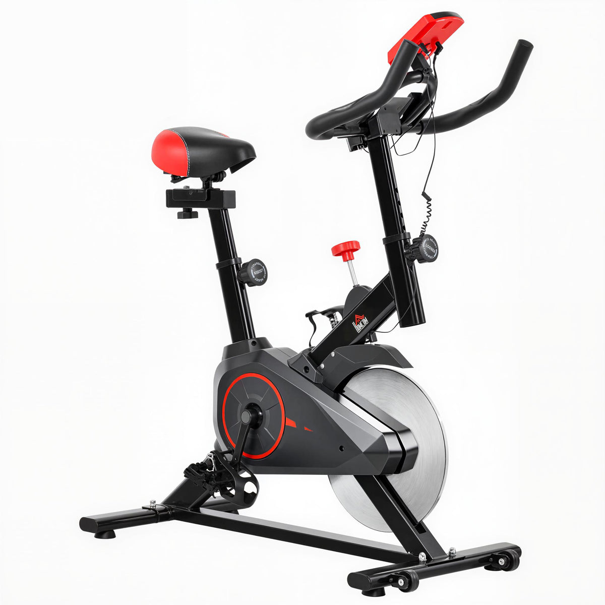 PURE Indoor Upright Exercise Bike Machine, with Adjustable Seat, Resistance, Handlebar, LCD Display