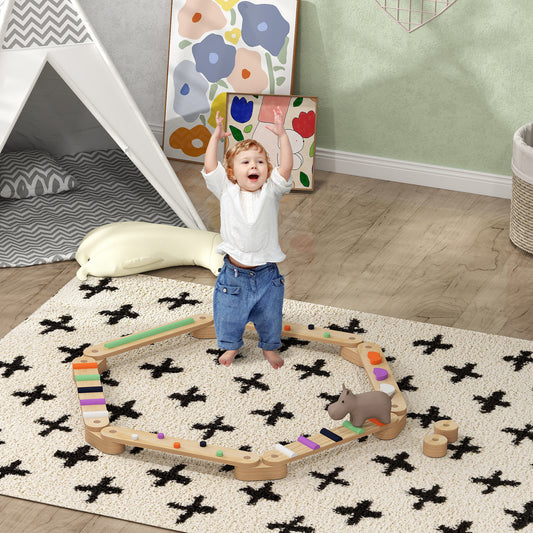 PURE Wooden Balance Beam for Kids, Balance, Coordination, Agility