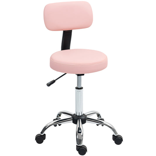 PURE 360° Swivel Seat Salon Stool - Pink