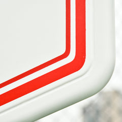 PURE Basketball Hoop Outdoor, Portable Basketball Hoop and Stand with Weighted Base, Portable on Wheels, 1.55-2.1m, for Teens, Juniors, Adults, White