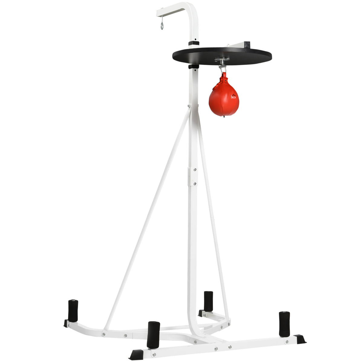 PURE Adjustable Freestanding Speedbag, Punch Bag Hanger, White