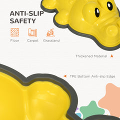 PURE 9PCs Kids Stepping Stones, Crocodile-Designed Sensory Toys, with Anti-Slip Edge Balance River Stones