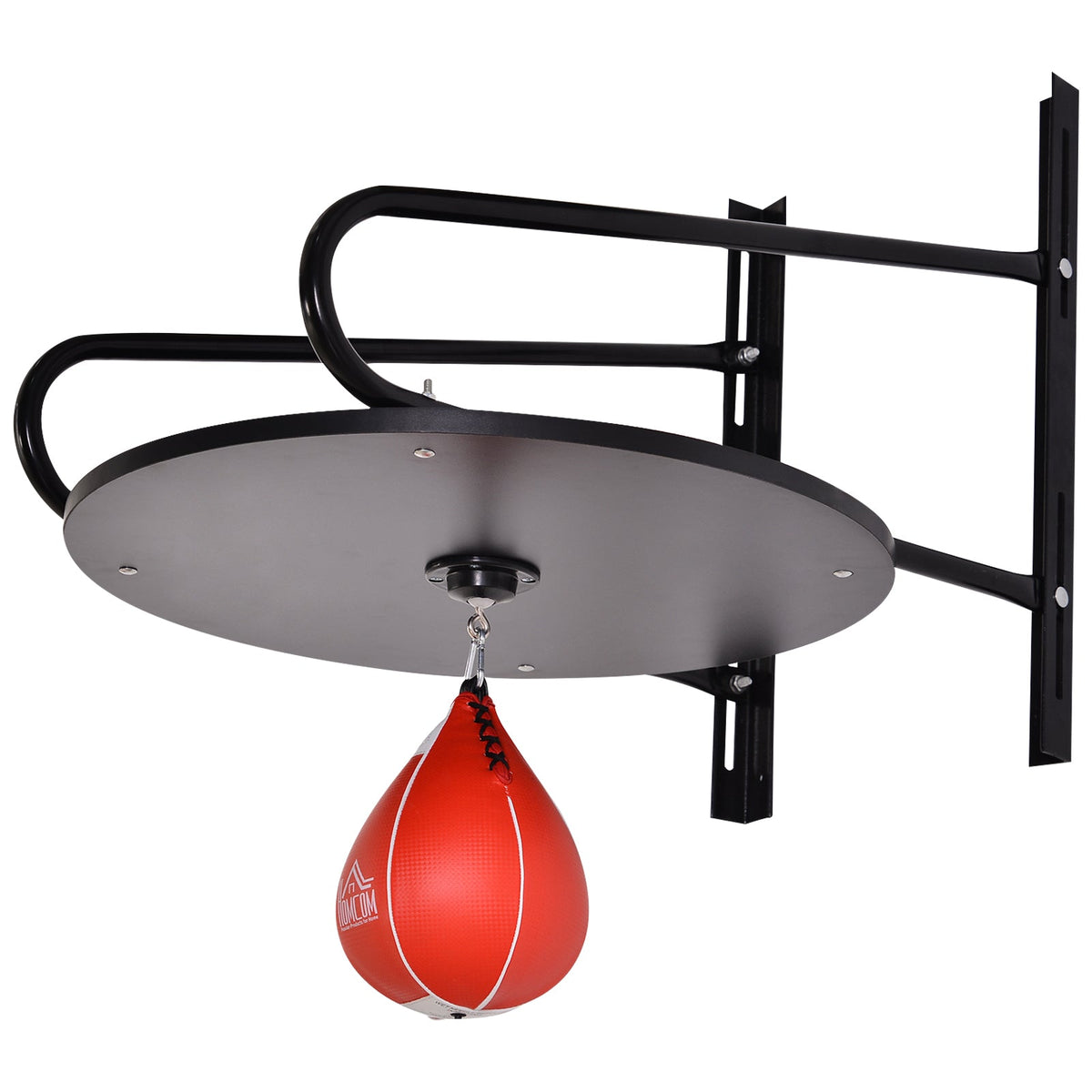 Boxing Speed Ball Set: Pear Bag with Platform, Wall Mount, Pump & Accessories, 60 x 73 x 80 cm