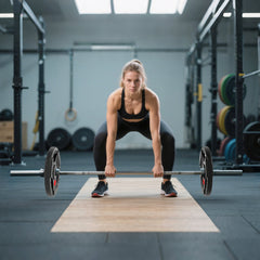 PURE Olympic Weight Plates, 2"/5cm Weight Disc Pair with Tri-Grips, 2 x 10kg Dumbbell Plates for Weightlifting and Strength Training Home Gym Fitness Workout, Black