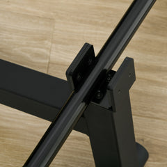 PURE Deadlift Barbell Jack with Non-Slip Handle, for Weight Training - Black