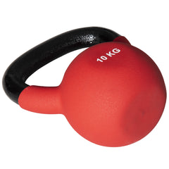 PURE Soft Kettlebell, 10kg Kettle Bell with Non-Slip Handle for Home Gym Weight Lifting and Strength Training, Red