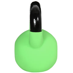 PURE Soft Kettlebell, 12kg Kettle Bell with Non-Slip Handle for Home Gym Weight Lifting and Strength Training, Green