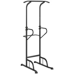 PURE Power Tower Dip Station Pull Up Bar Multi-Function Push Up Equipment with Adjustable Height for Home Gym Strength Training Workout Fitness