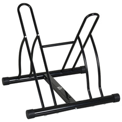 PURE 2 Bike Floor Parking Stand Rack Indoor Outdoor Ground Reversible - Black