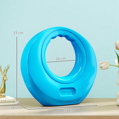 PURE 10kg Kettlebell, Kettle Bell with Wide Handle for Home Gym, Weight Lifting, Strength Training, Light Blue