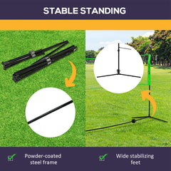 PURE Badminton Net Set, Height Adjustable Net for Pickleball, Volleyball, Badminton, with 3 Shuttlecocks, 4 Rackets