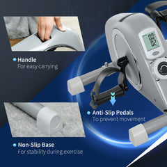 PURE Pedal Exerciser with Eight Level Magnetic Resistance, with Eight-Level Magnetic Resistance, Grey