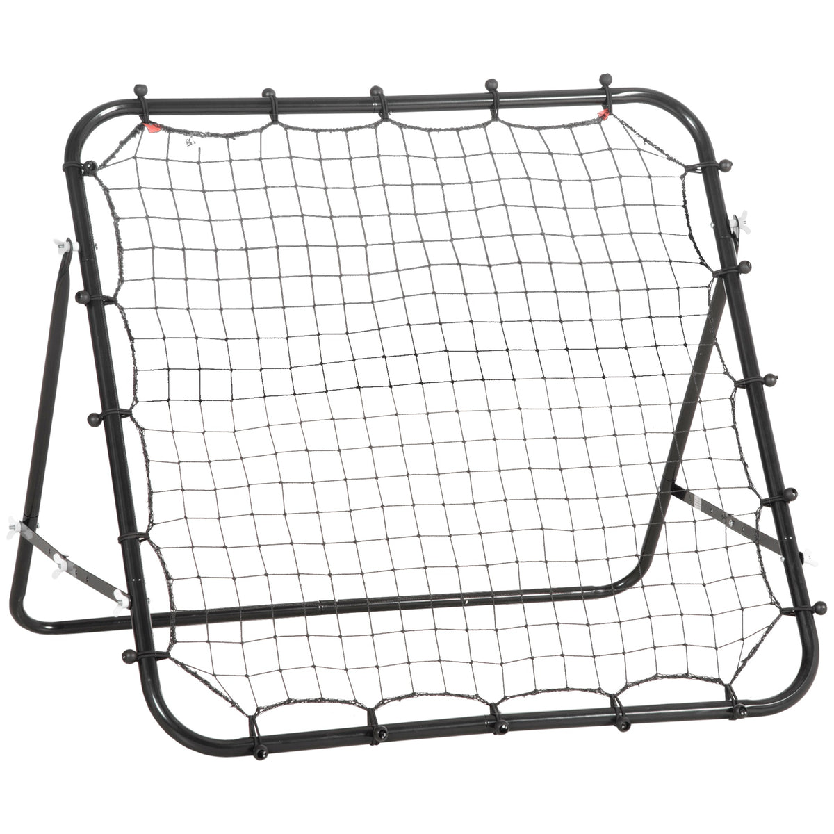 PURE Rebounder Net, Practise Kickback Goal, for Teens, Adults Training - Black