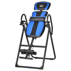 Foldable Gravity Inversion Table, Back Therapy Fitness Bench, with Soft Ankle Cushions, for Home