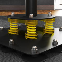 PURE Boxing Bag, Freestanding Punching Bag, with Reflex Bar, Speed Balls, Black