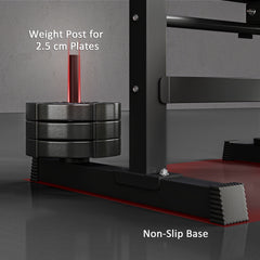 PURE Adjustable Weight Bench, Foldable Bench, with Barbell Rack, Black