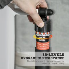 PURE Stepper Machine for Home, Foldable Stair Stepper with 12-Level Hydraulic Resistance, Stair Climber with LCD Monitor, Heart Rate Sensor and Drink Holder, White and Black