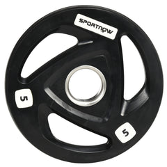 PURE Cable Machine Pulley System with 2 x 5kg Weight Plates, Lat Pull Down System with Loading Weight for Home Gym Biceps Triceps Arm Shoulder Back Training