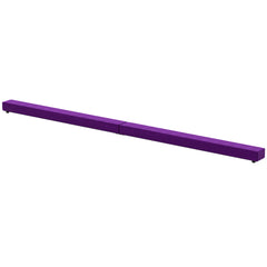 PURE 2.4M 8FT Gymnastics Folding Balance Beam Home Gym Training Exercise Sports - Purple