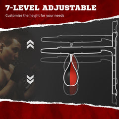 Wall Mounted Speed Bag Platform, Height Adjustable Punching Bag Training Kit