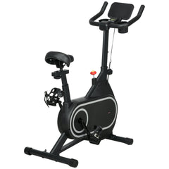 Magnetic Indoor Cycling Bike, Exercise Bike with Silent Flywheel, LCD Display, Tablet Holder, Comfortable Seat