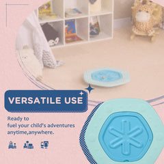 PURE Two-In-One Balance Board, Kids Wobble Board with Ball - Blue
