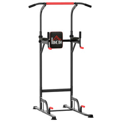 PURE Power Tower Station with Dip Stand, Pull Up Bar Home Office Gym Training Workout Equipment