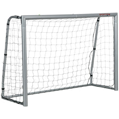 PURE 8ft x 5ft Football Goal, Football Net for Garden with Ground Stakes, Quick and Simple Set Up