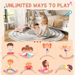 PURE Balance Board for Kids Balance Training & Sensory Play, Pink