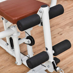 Multifunction Home Gym Weight Training Workout Station Fitness Strength Machine, White