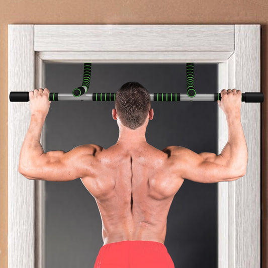 PURE Pull-Up Bar for Doorway, Home Fitness Door Horizontal Push up Bar for Indoor Gym Upper Body Workout, Green