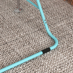 PURE Kids Gymnastic Bar, with Adjustable Height, Foldable Horizontal Bars - Light Blue