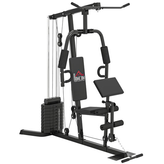 PURE Multi-Exercise Gym Station, with 45kg Weight Stack, for Full Body Workout