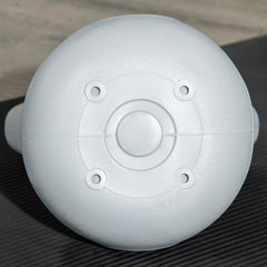 PURE Kettlebell, 4kg Kettle Bells with Handle for Home Gym Weight Lifting and Strength Training, Yellow and Grey