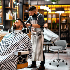 PURE Adjustable Rolling Swivel Beauty Salon Chair, Stool for Spa, Grey