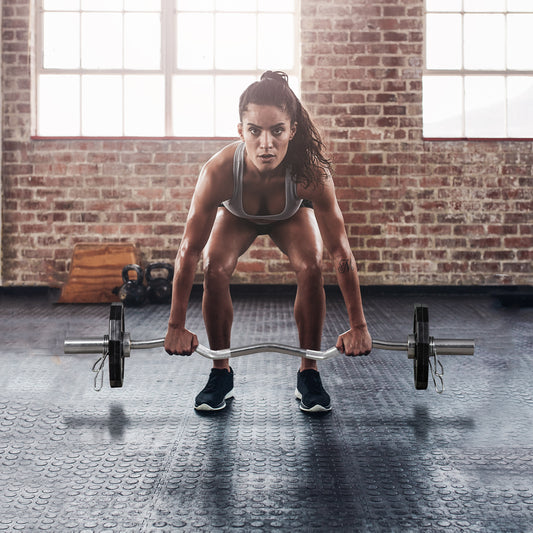 PURE Olympic Weight Plates Set, Metal and Rubber Bumper Plates Weights Discs with 2"/5cm Holes, for Home Gym Weight Lifting Strength Training, 2 x 5kg, Black