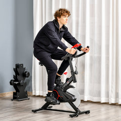 PURE Indoor Upright Exercise Bike Machine, with Adjustable Seat, Resistance, Handlebar, LCD Display