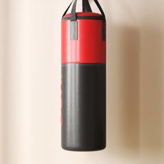 PURE Unfilled Punching Bag Set with Boxing Bag Bracket, Boxing Gloves, Hand Wraps and 360° Swivel Hook
