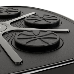 PURE Music Boxing Machine, Smart Bluetooth Boxing Machine Wall Mounted with 9 Speeds & Modes, LED Lights and Gloves, Punching Pad for Adults, Black