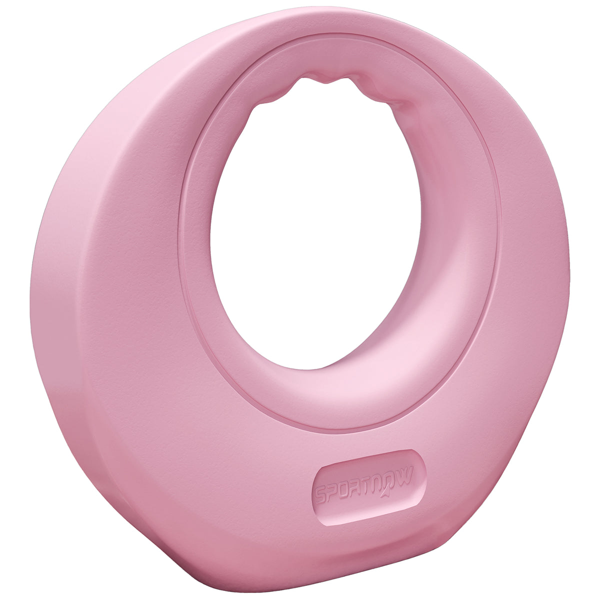 PURE 12kg Kettlebell, Kettle Bell with Wide Handle for Home Gym, Weight Lifting, Strength Training, Pink