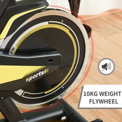 PURE Upright Exercise Bike Indoor Training Cycling Machine Stationary Workout Bicycle with 10KG Flywheel and Adjustable Resistance Seat Handlebar LCD Display for Home Gym